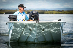 The unique Lapstrake design hull