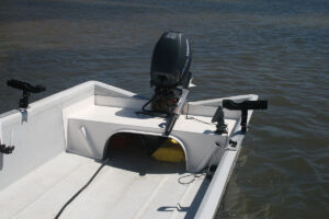 Standard rod holders and rear deck